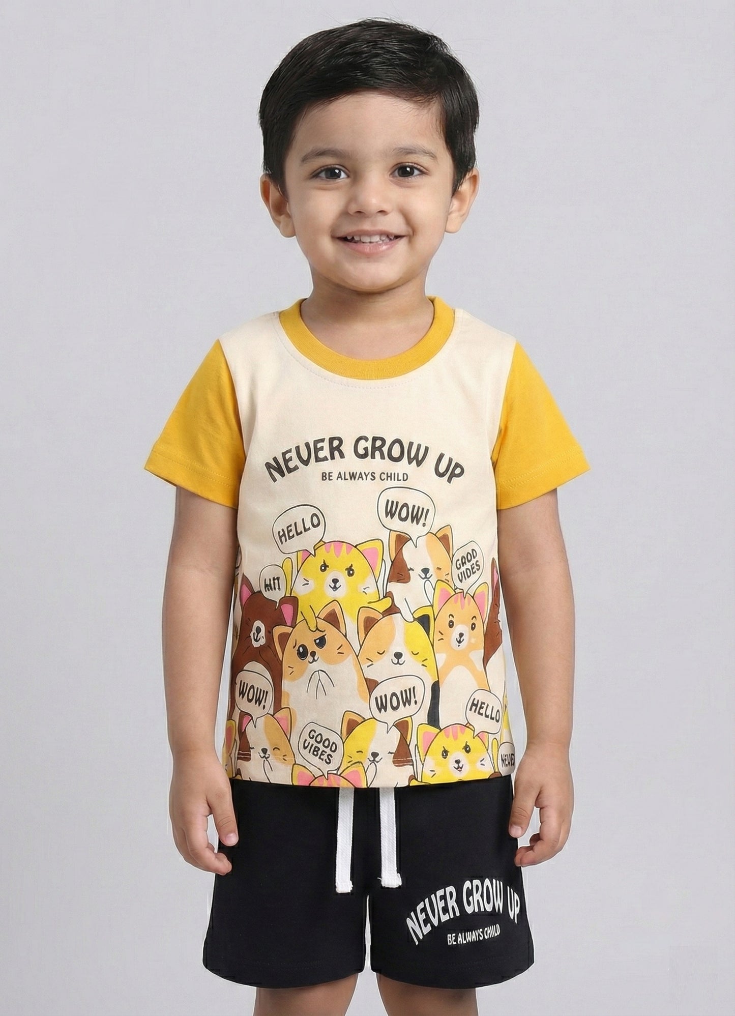 Cute Animal Pure Cotton Co-Ords Set