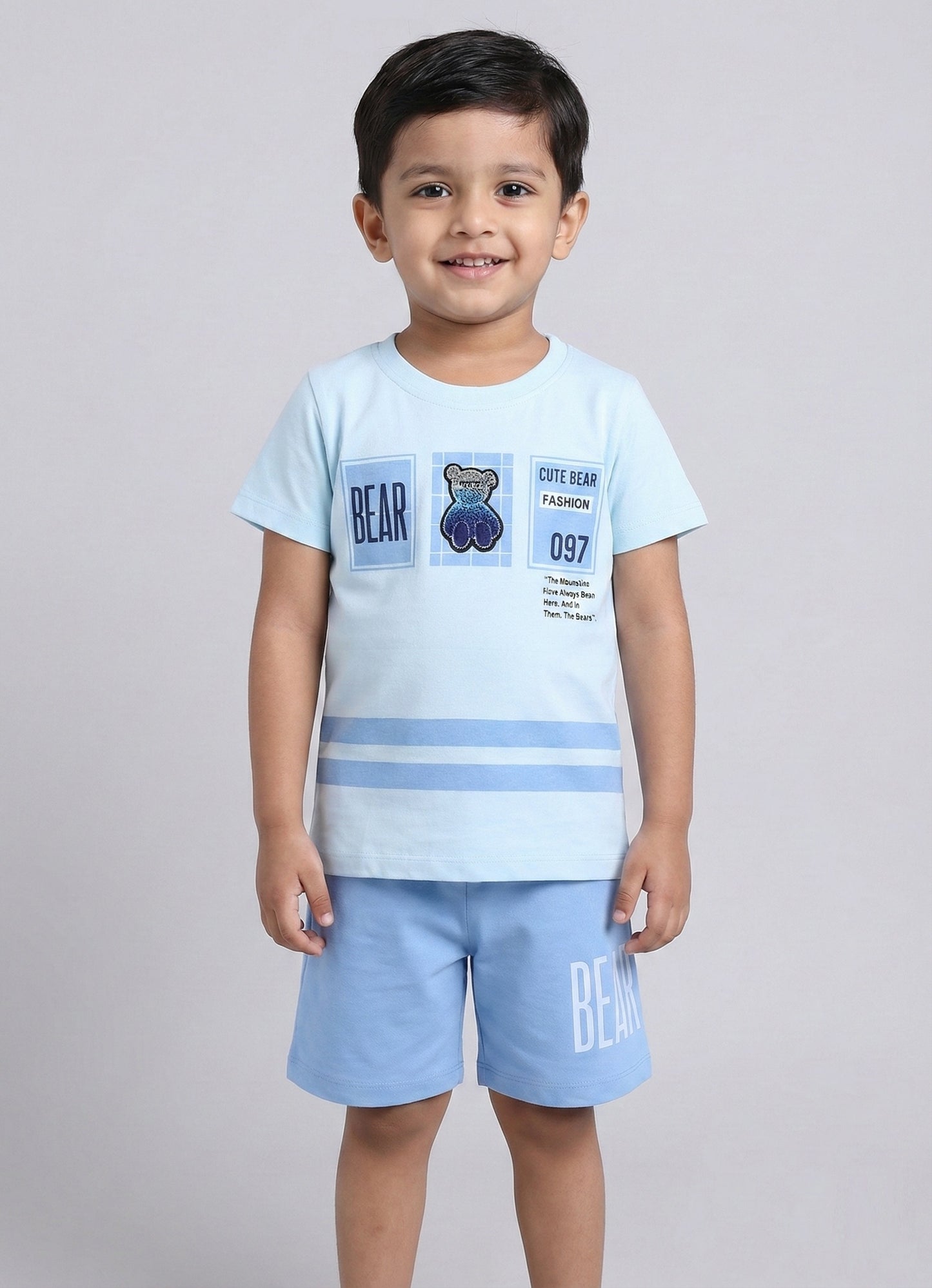 Cute Teddy Pure Cotton Co-Ords Set