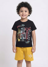 Typographic Printed Pure Cotton Co-Ords Set