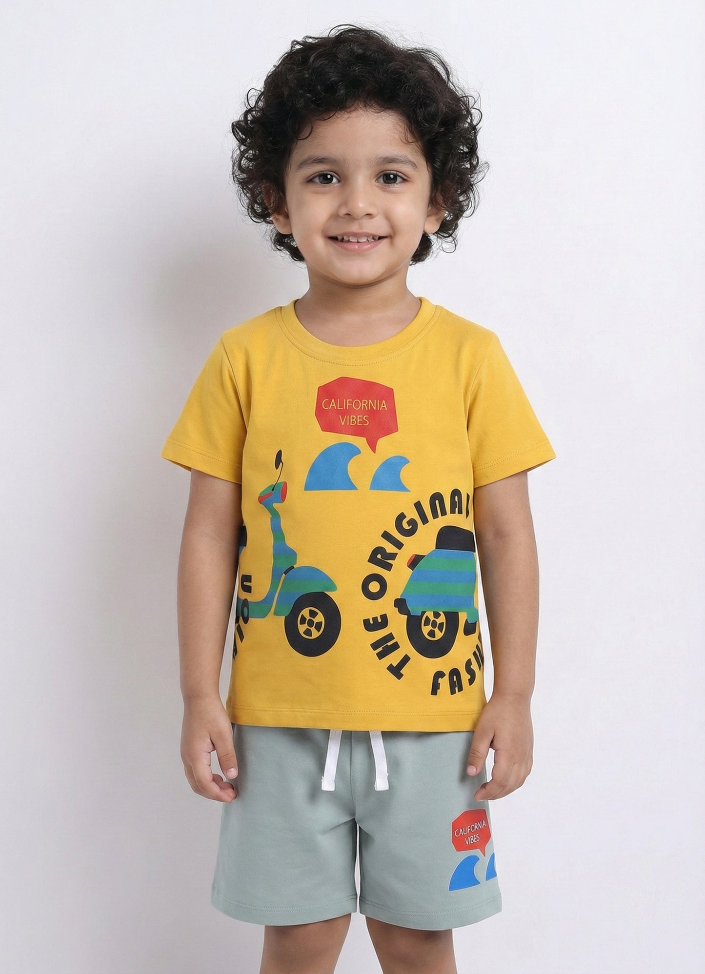 Running Scooter Pure Cotton Co-Ords Set