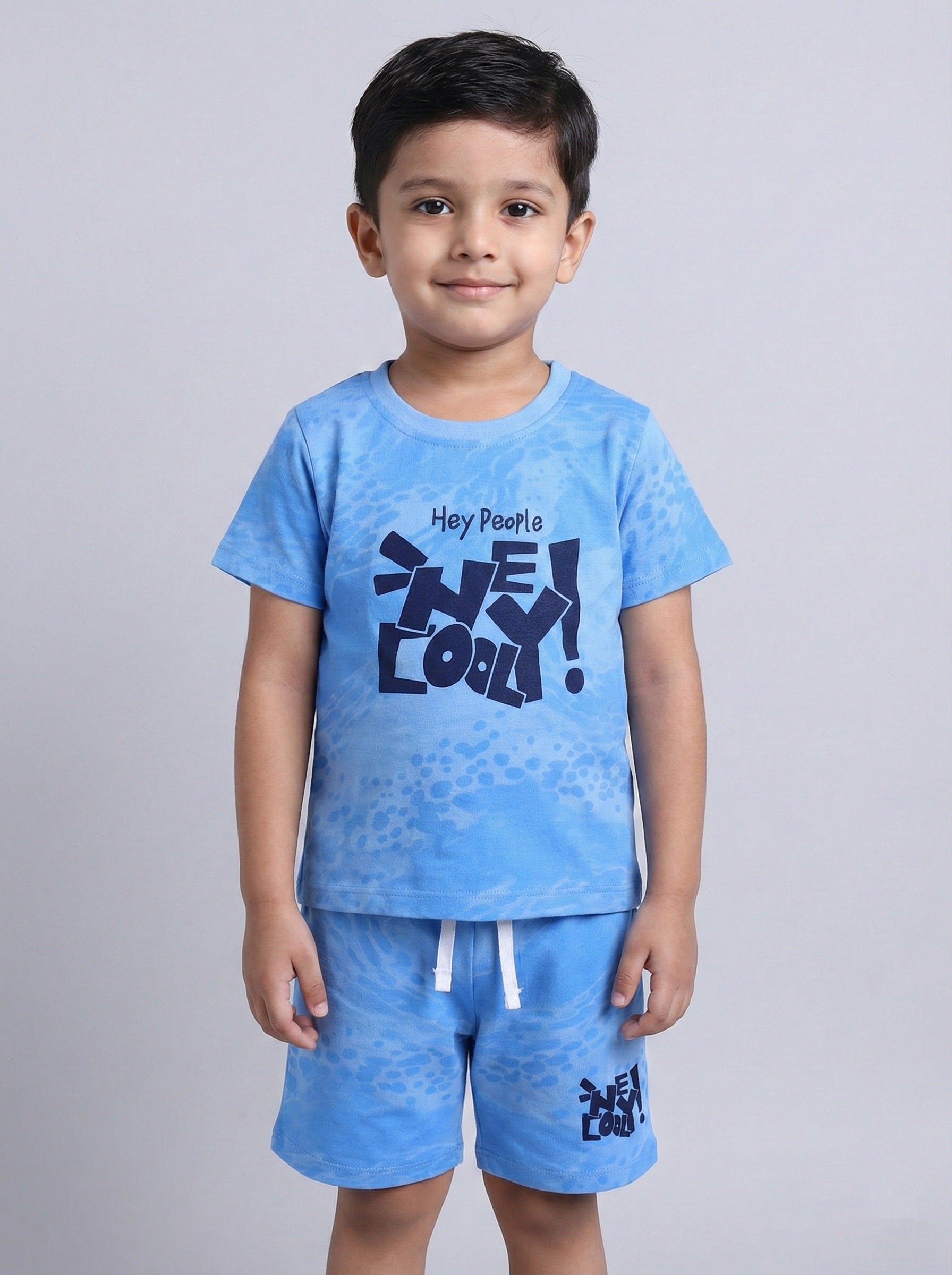 Hey Cool All Over Printed Pure Cotton Co-Ords Set