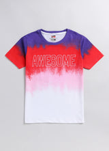 Boys Colorblock Pure Cotton Regular T Shirt  (Multicolor, Pack of 1)