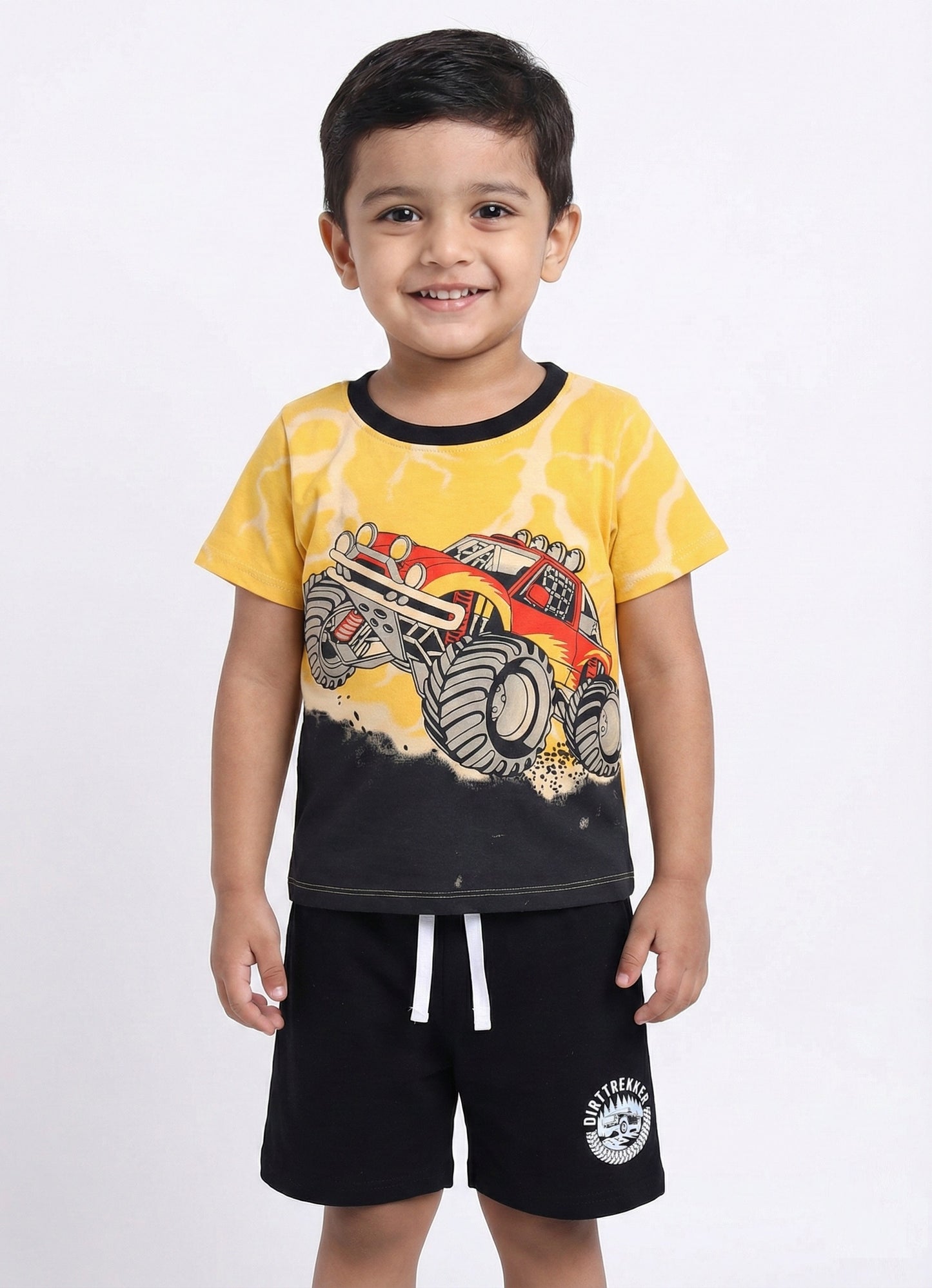 Monster Car Graphic Pure Cotton Co-Ords Set
