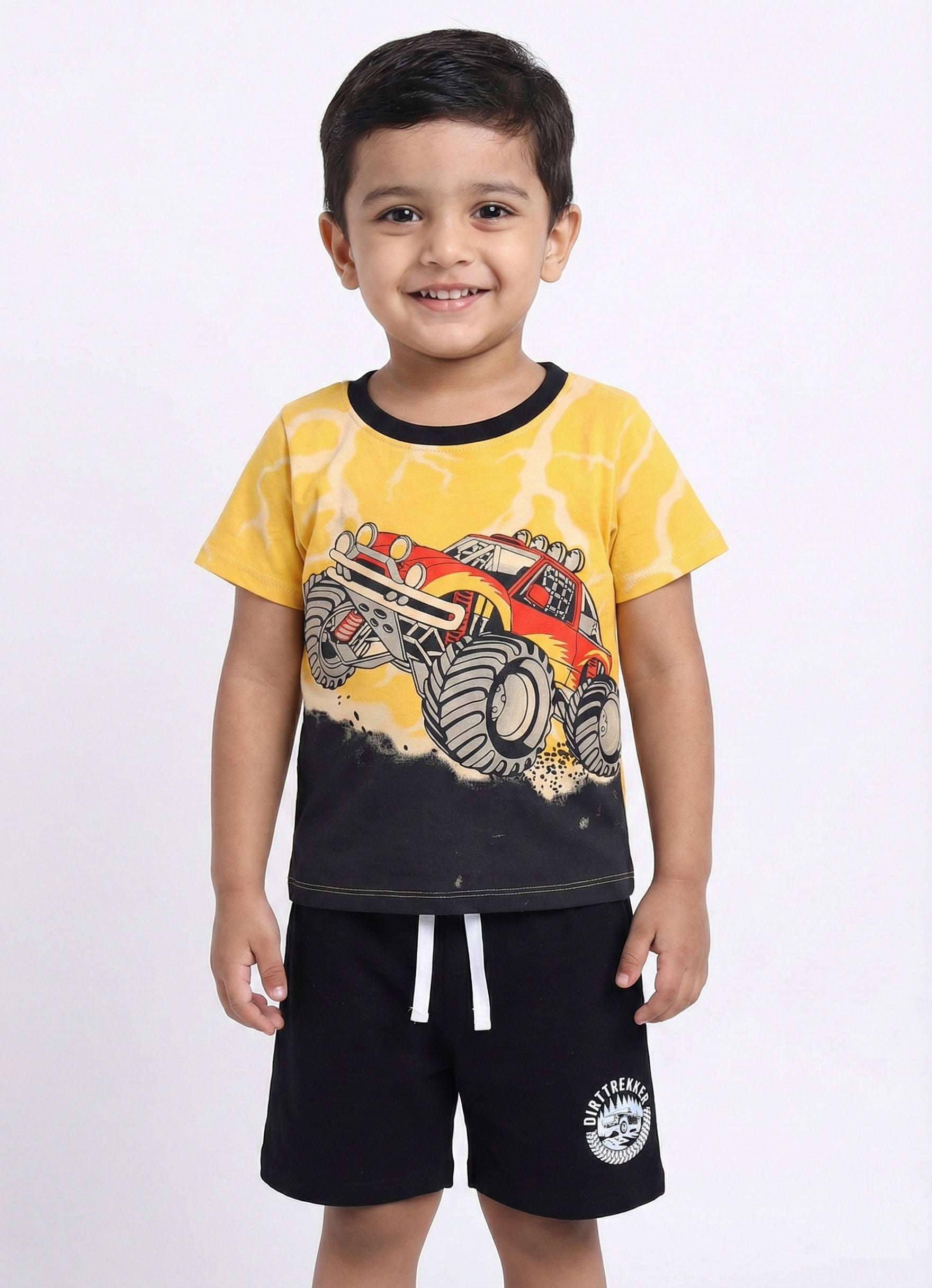 Monster Car Graphic Pure Cotton Co-Ords Set