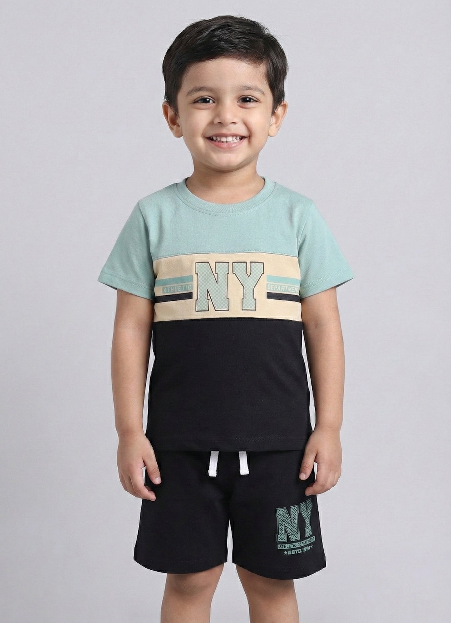 Text Printed Pure Cotton Co-Ords Set