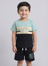 Text Printed Pure Cotton Co-Ords Set