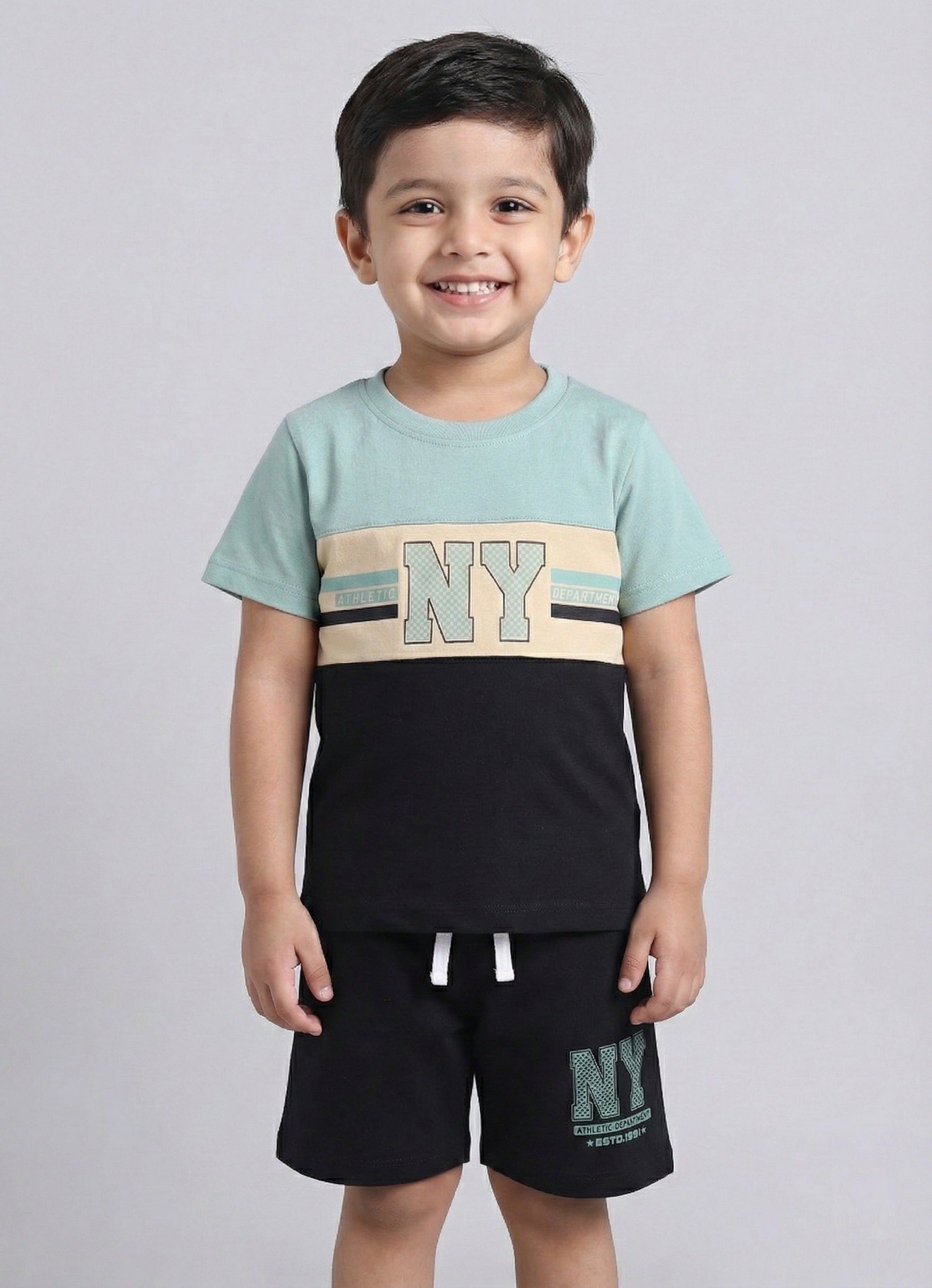 Text Printed Pure Cotton Co-Ords Set