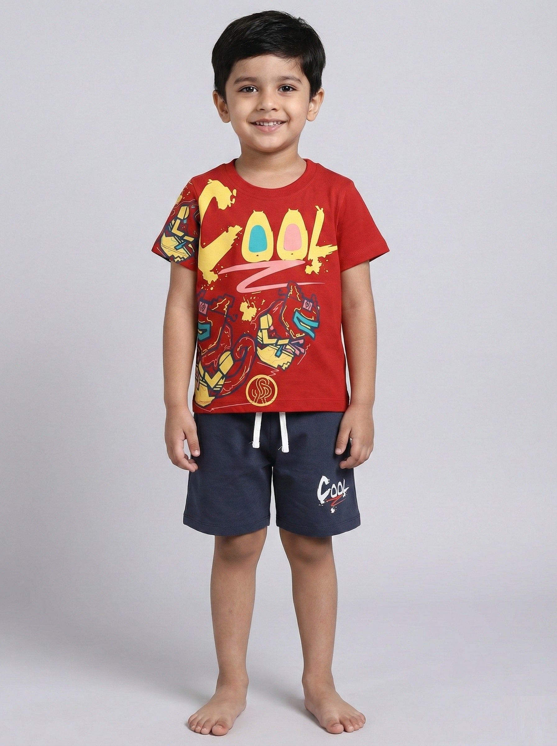 Cool Graphical Pure Cotton Co-Ords Set