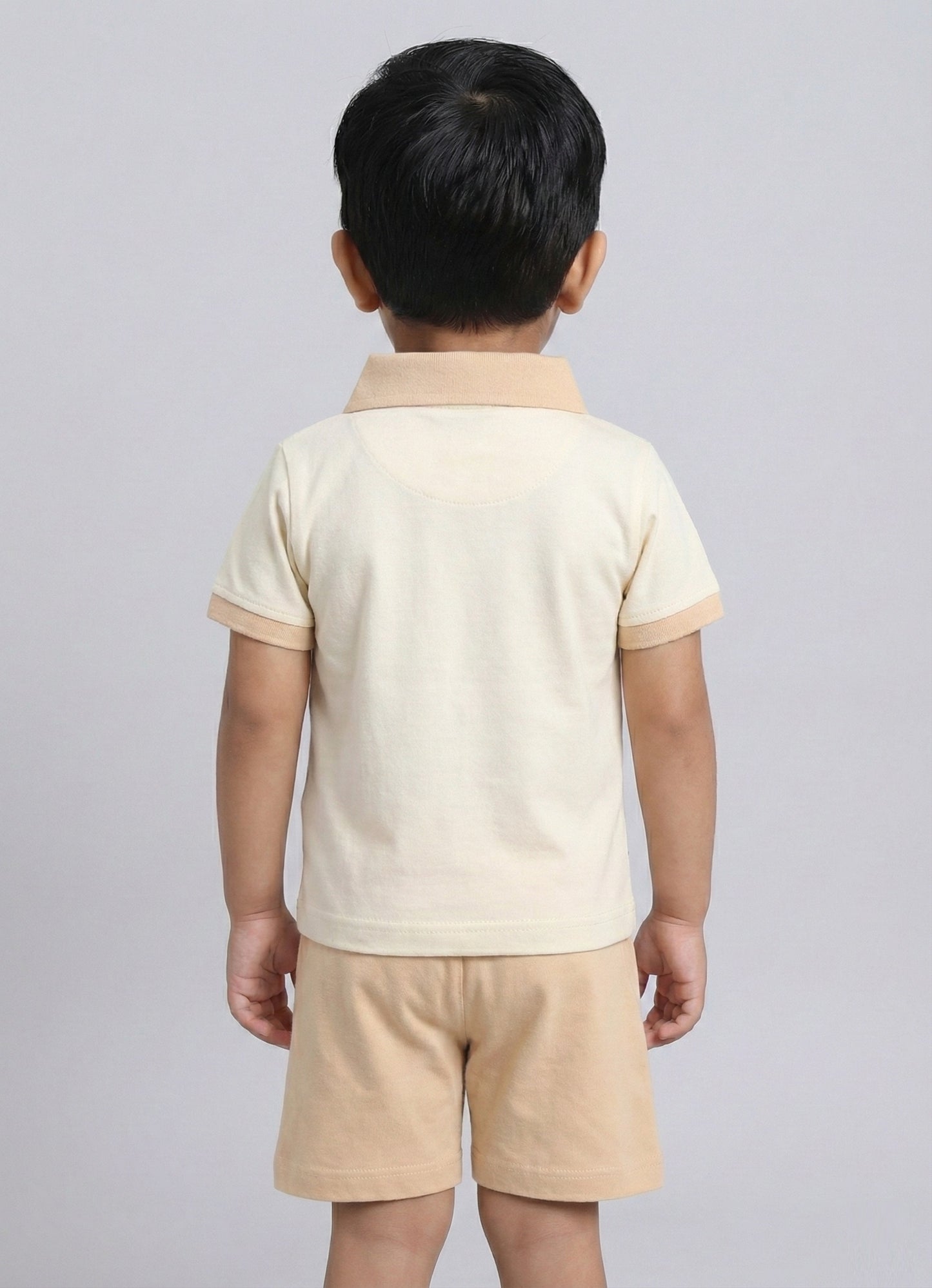 Animal Printed Collared Pure Cotton Co-Ords Set