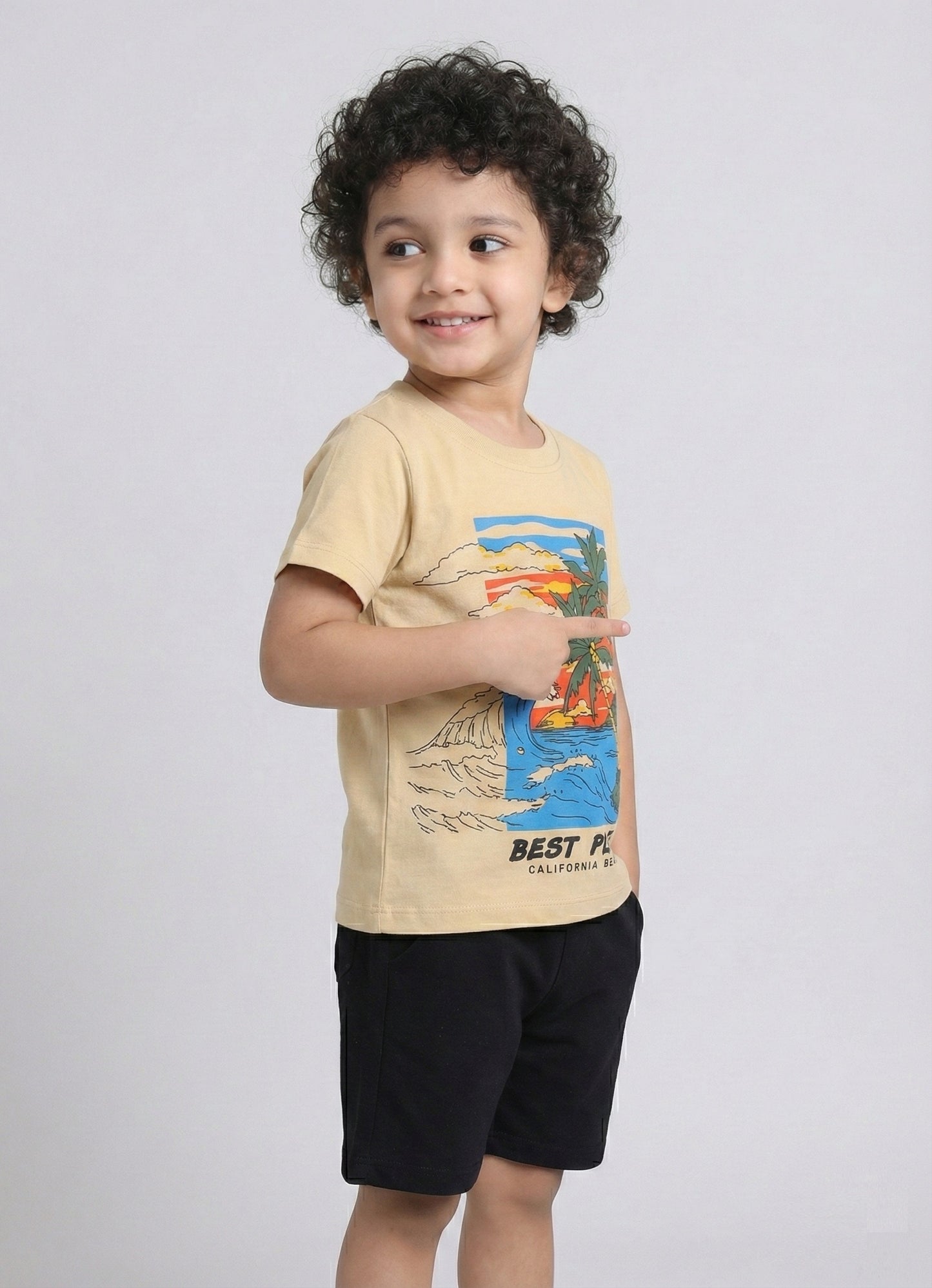 Beach Themed Pure Cotton Co-Ords Set