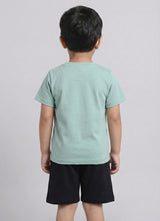 Text Printed Pure Cotton Co-Ords Set