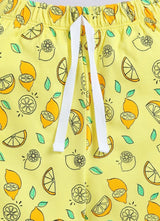 Short For Boys Casual Printed Pure Cotton  (Yellow, Pack of 1)