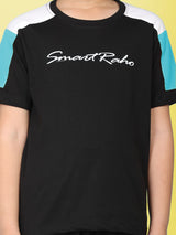 Boys Casual T-shirt Track Pants  (BLUE)