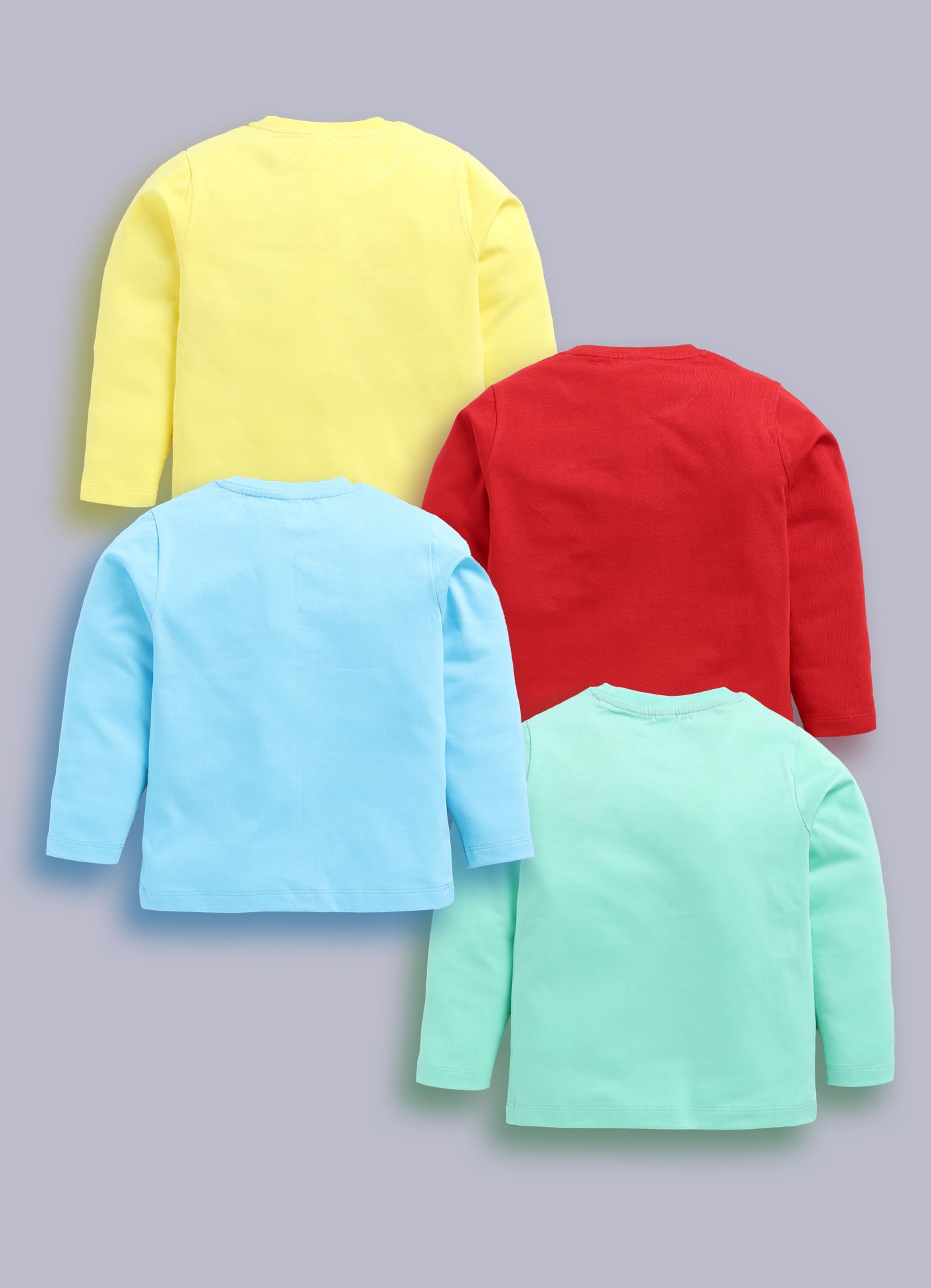 Boys Graphic Print Pure Cotton Regular T Shirt  (Multicolor, Pack of 4)