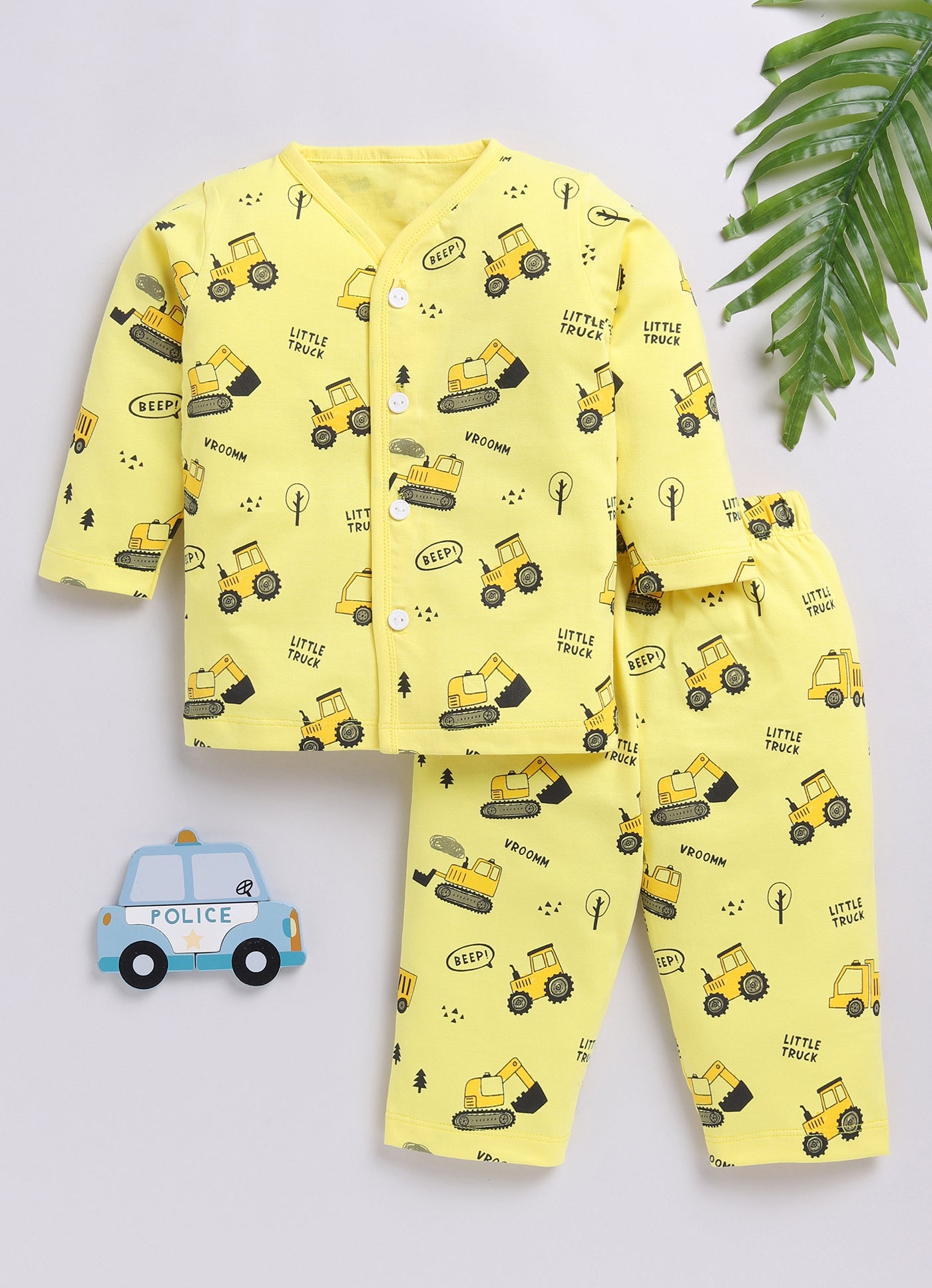 Baby Boys & Baby Girls Casual T-shirt Pyjama  (MULTICOLOR)