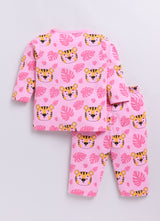 Baby Boys & Baby Girls Casual T-shirt Pyjama  (MULTICOLOR)