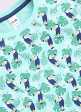 Baby Boys Cartoon Pure Cotton Regular T Shirt  (Green, Pack of 1)