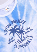 Baby Boys Casual T-shirt Shorts  (Blue and Black)