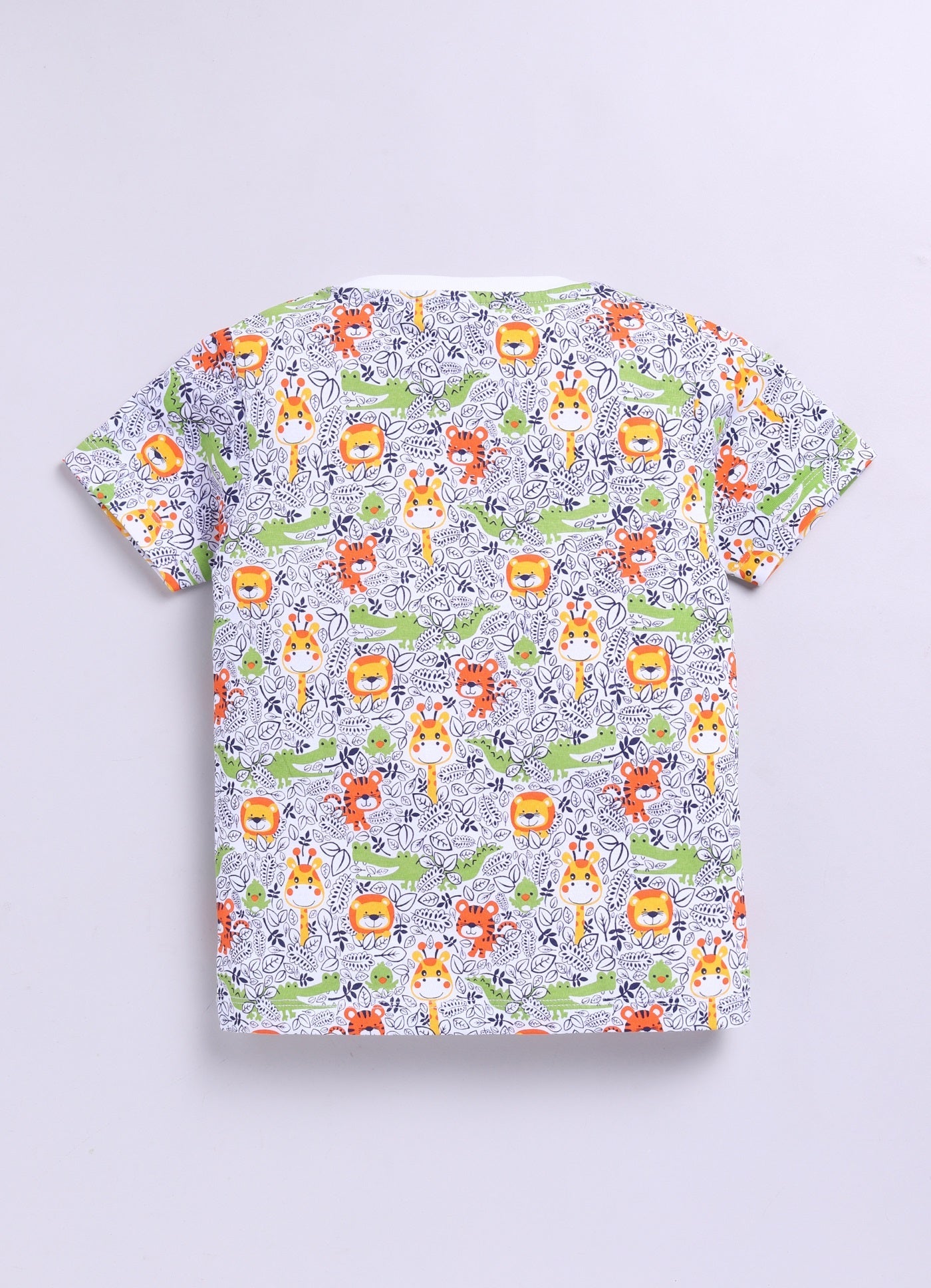 Baby Boys Cartoon Pure Cotton Regular T Shirt  (Multicolor, Pack of 1)