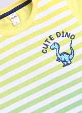 Baby Boys Cartoon Pure Cotton Regular T Shirt  (Multicolor, Pack of 1)