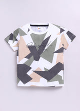 Baby Boys Cartoon Pure Cotton Regular T Shirt  (Multicolor, Pack of 1)