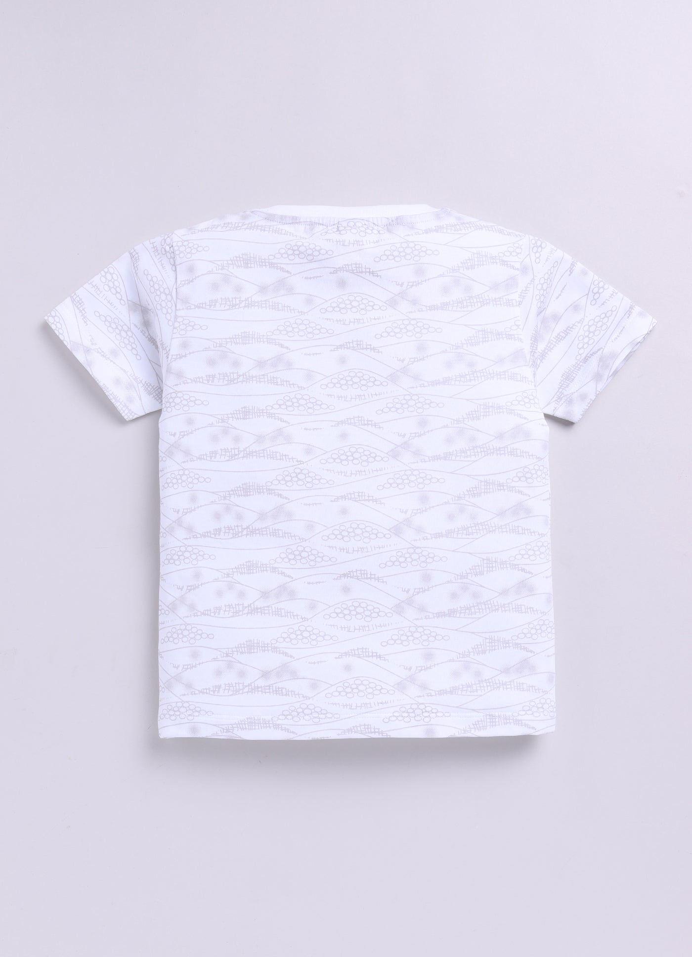 Baby Boys Cartoon Pure Cotton Regular T Shirt  (White, Pack of 1)