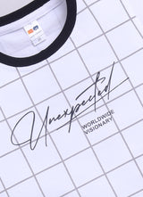 Baby Boys Casual T-shirt Shorts  (White and Black)