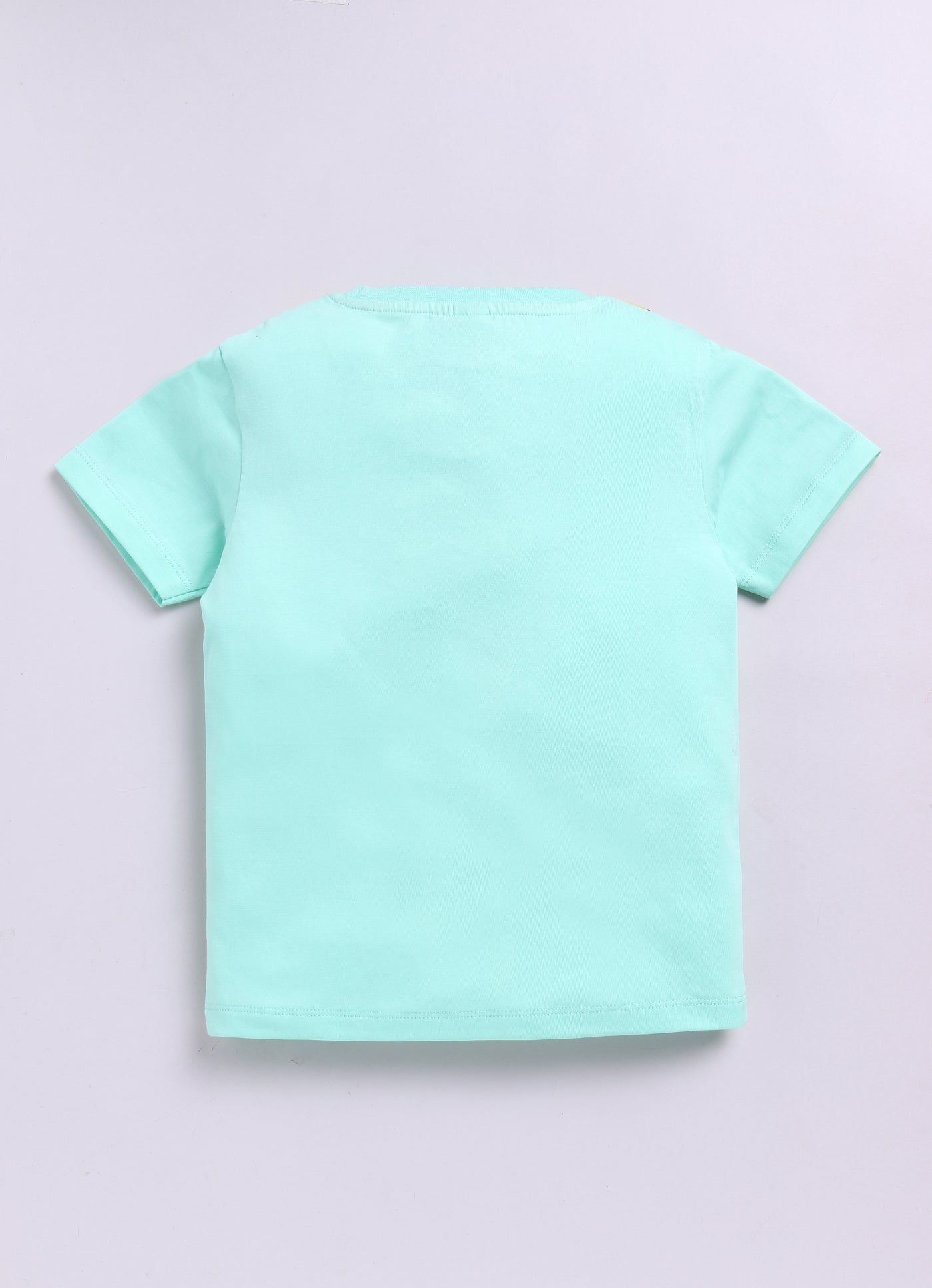 Baby Boys Casual T-shirt Shorts  (Green and Yellow)