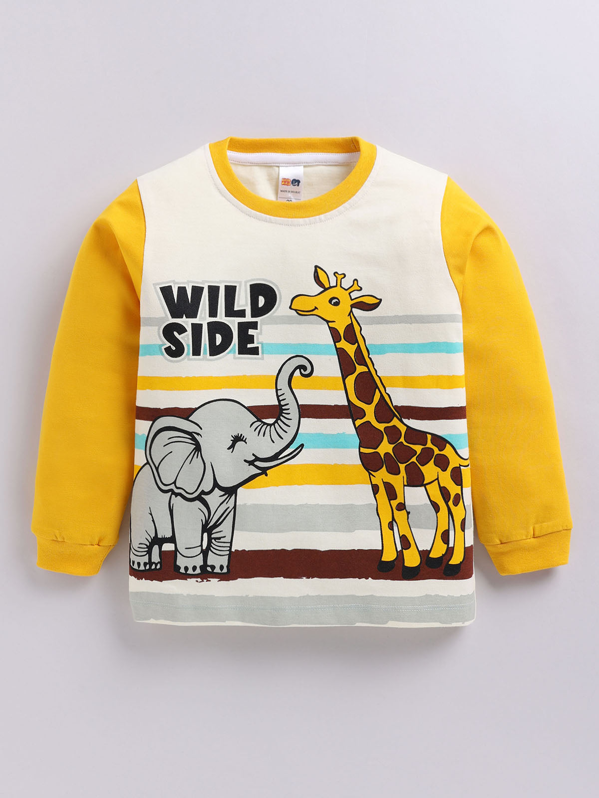 Baby Boys Graphic Print Pure Cotton Regular T Shirt  (Multicolor, Pack of 4)