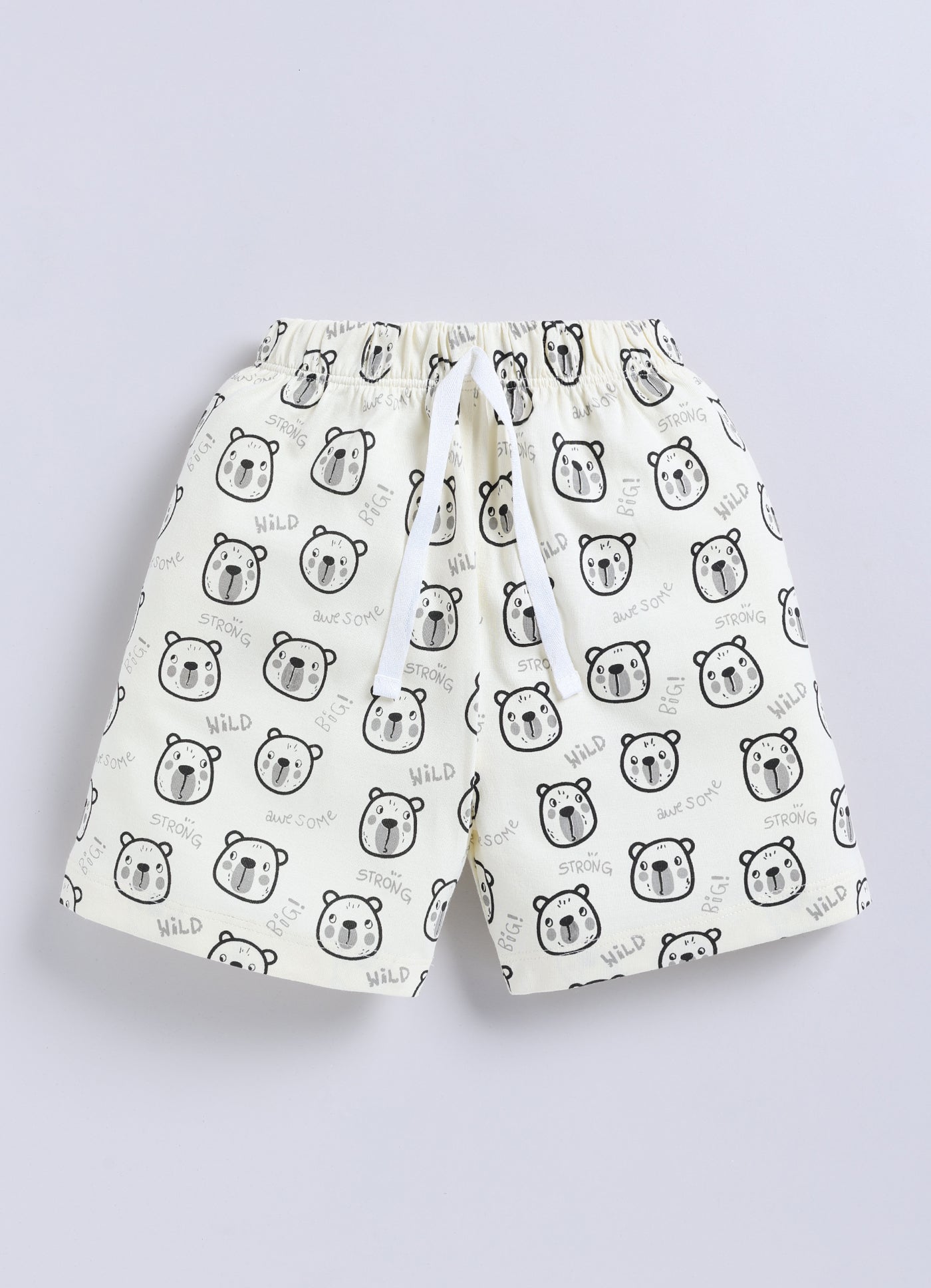 Short For Boys Casual Animal Print Pure Cotton  (Orange, Pack of 1)