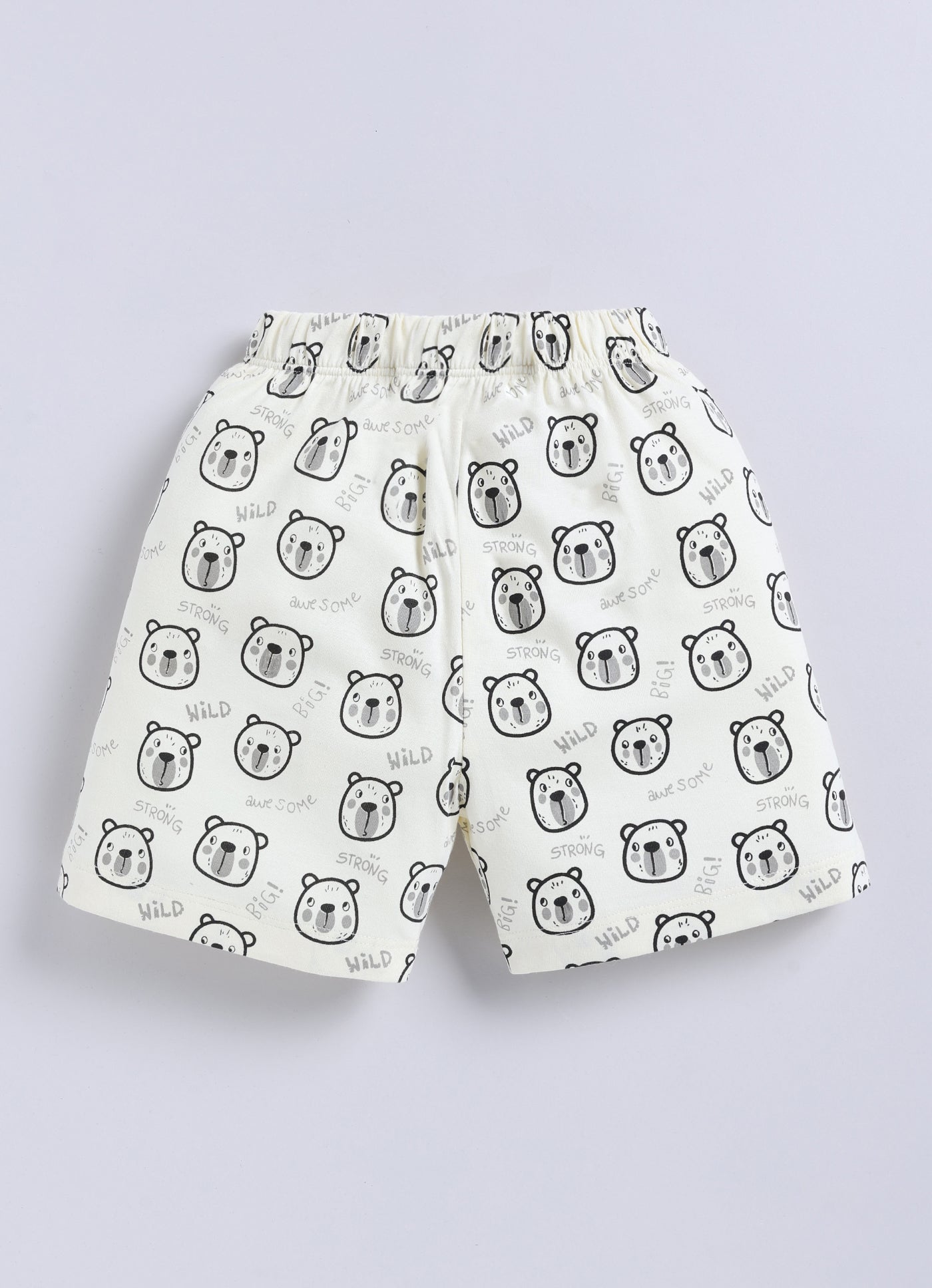 Short For Boys Casual Animal Print Pure Cotton  (Orange, Pack of 1)