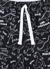 Short For Boys Casual Printed Pure Cotton  (Black, Pack of 1)