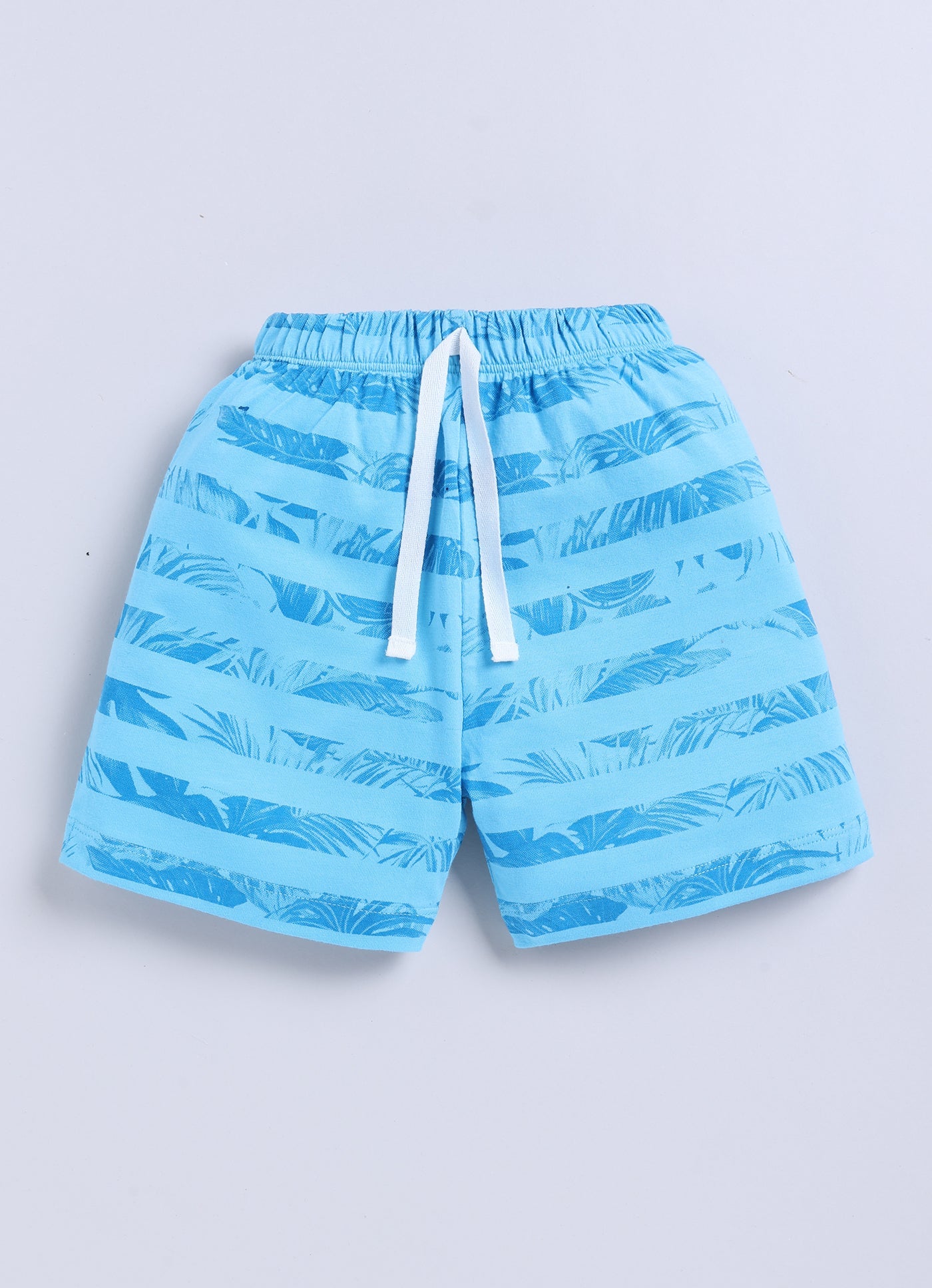 Short For Boys Casual Printed Pure Cotton  (Blue, Pack of 1)