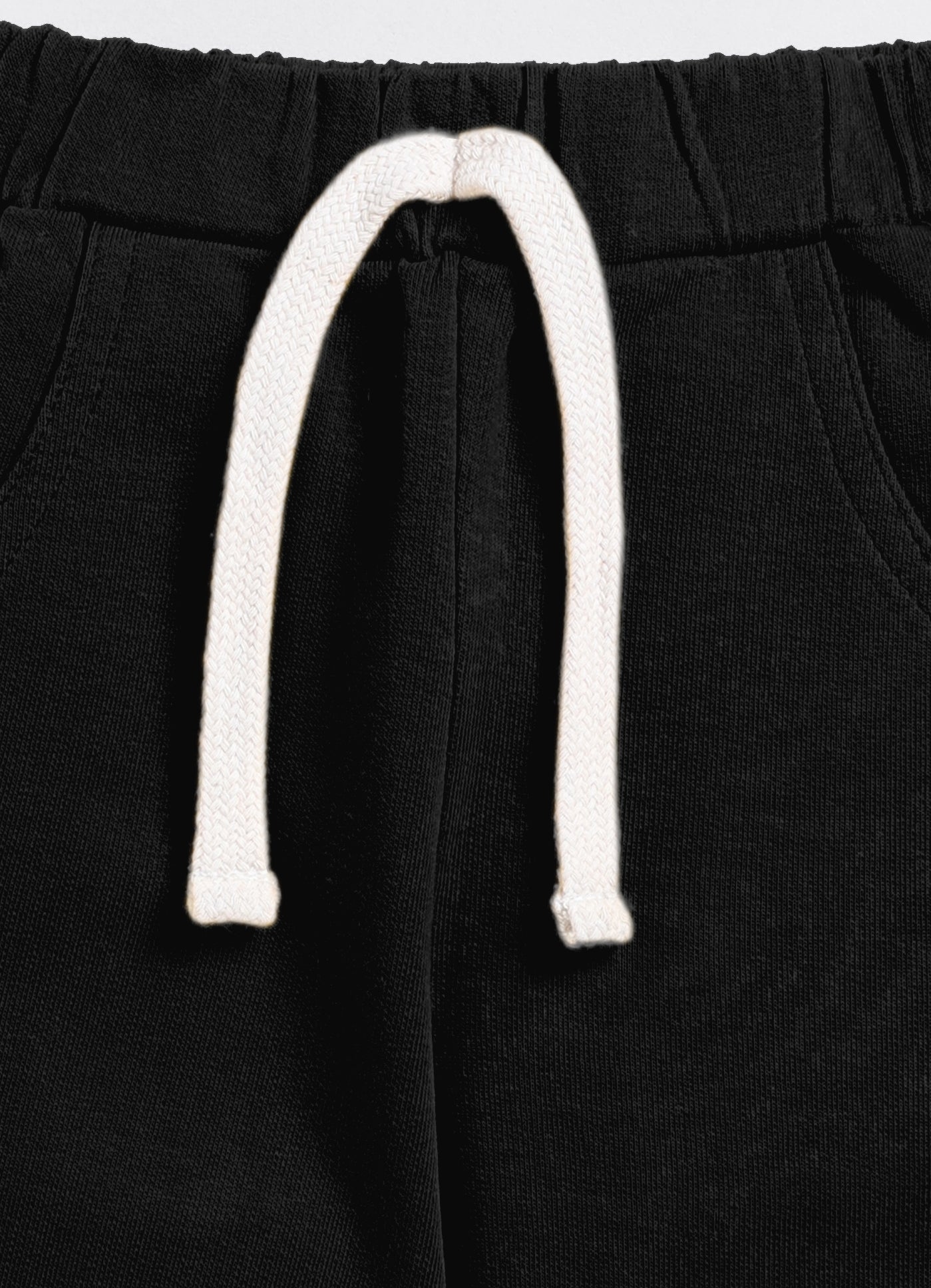 Short For Boys Casual Solid Cotton Blend  (Black, Pack of 1)