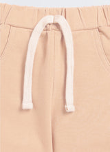 Short For Boys Casual Solid Cotton Blend  Beige, Pack of 1)