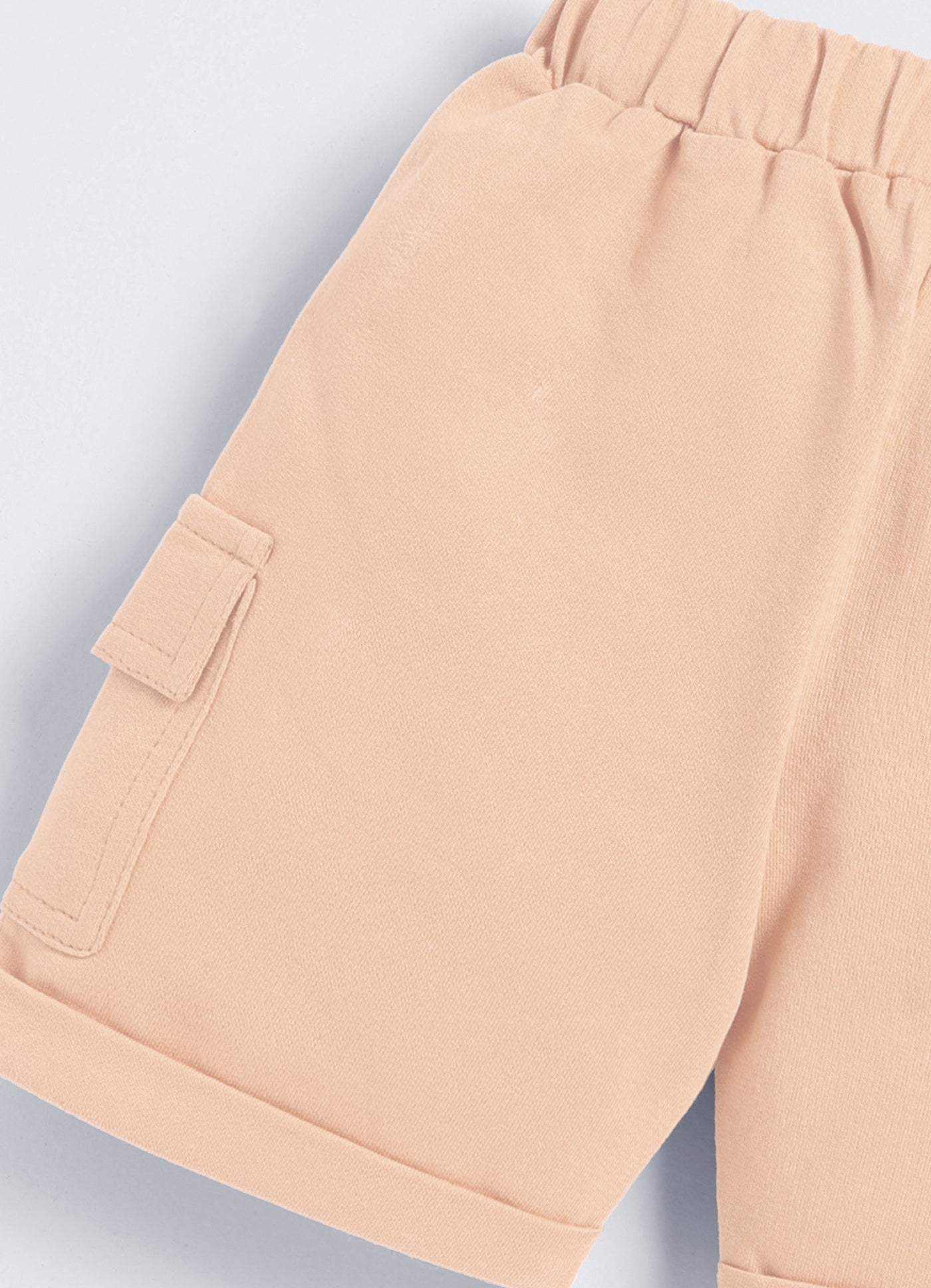 Short For Boys Casual Solid Cotton Blend  Beige, Pack of 1)