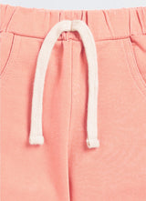 Short For Boys Casual Solid Cotton Blend  (Orange, Pack of 1)