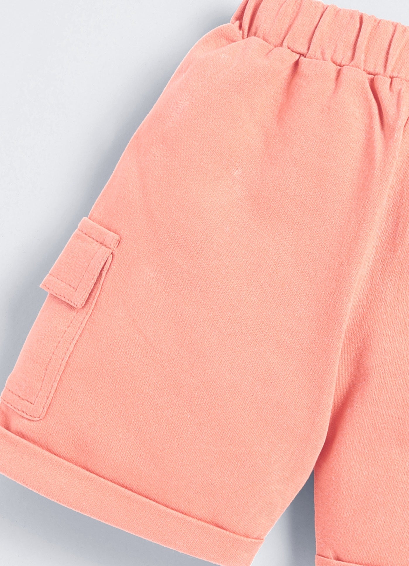 Short For Boys Casual Solid Cotton Blend  (Orange, Pack of 1)