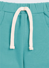 Short For Boys Casual Solid Cotton Blend  (Green, Pack of 1)