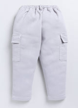 Baby Boys Jogger Fit Mid Rise Grey Jeans