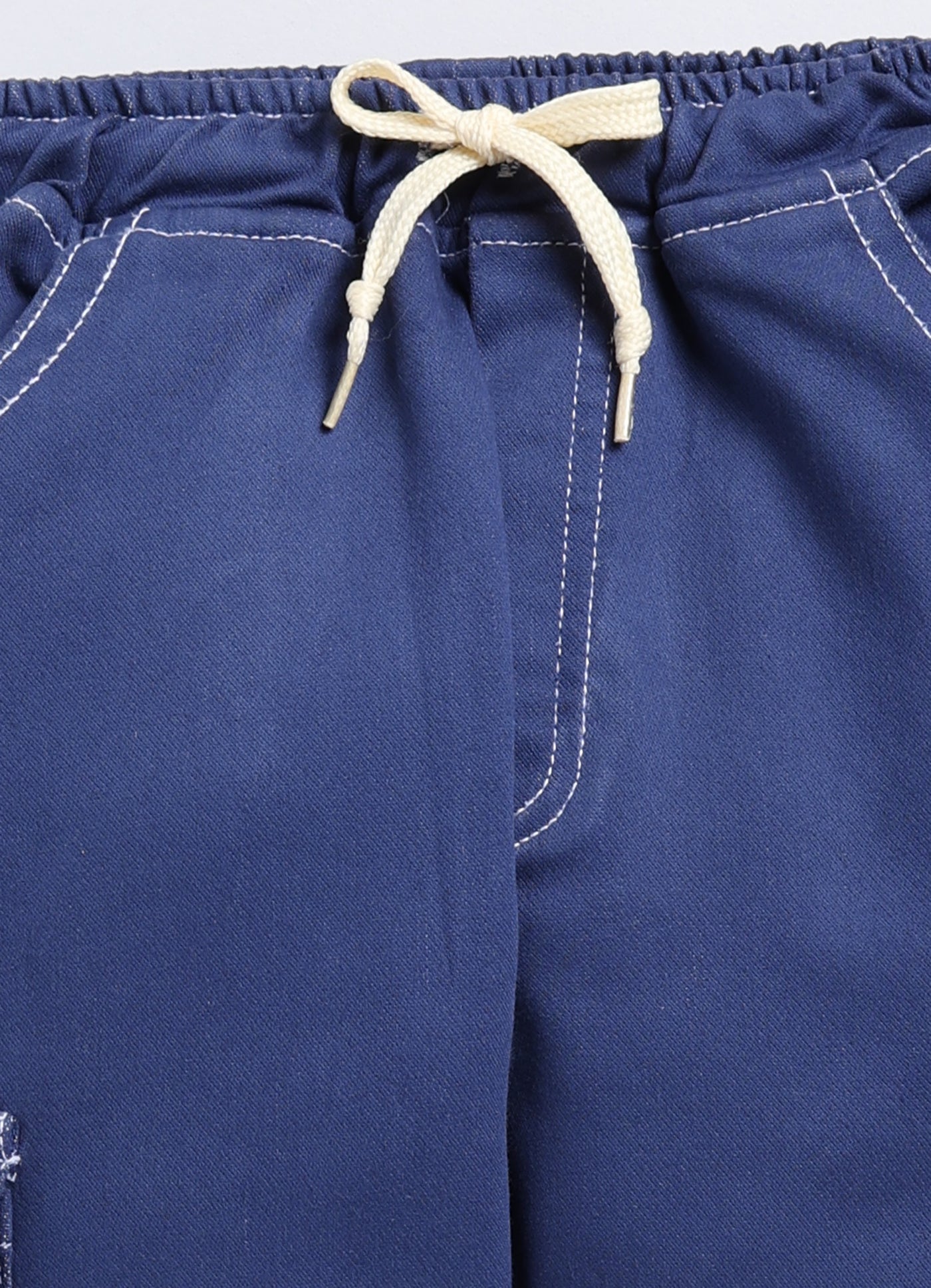 Boys Jogger Fit Mid Rise Dark Blue Jeans