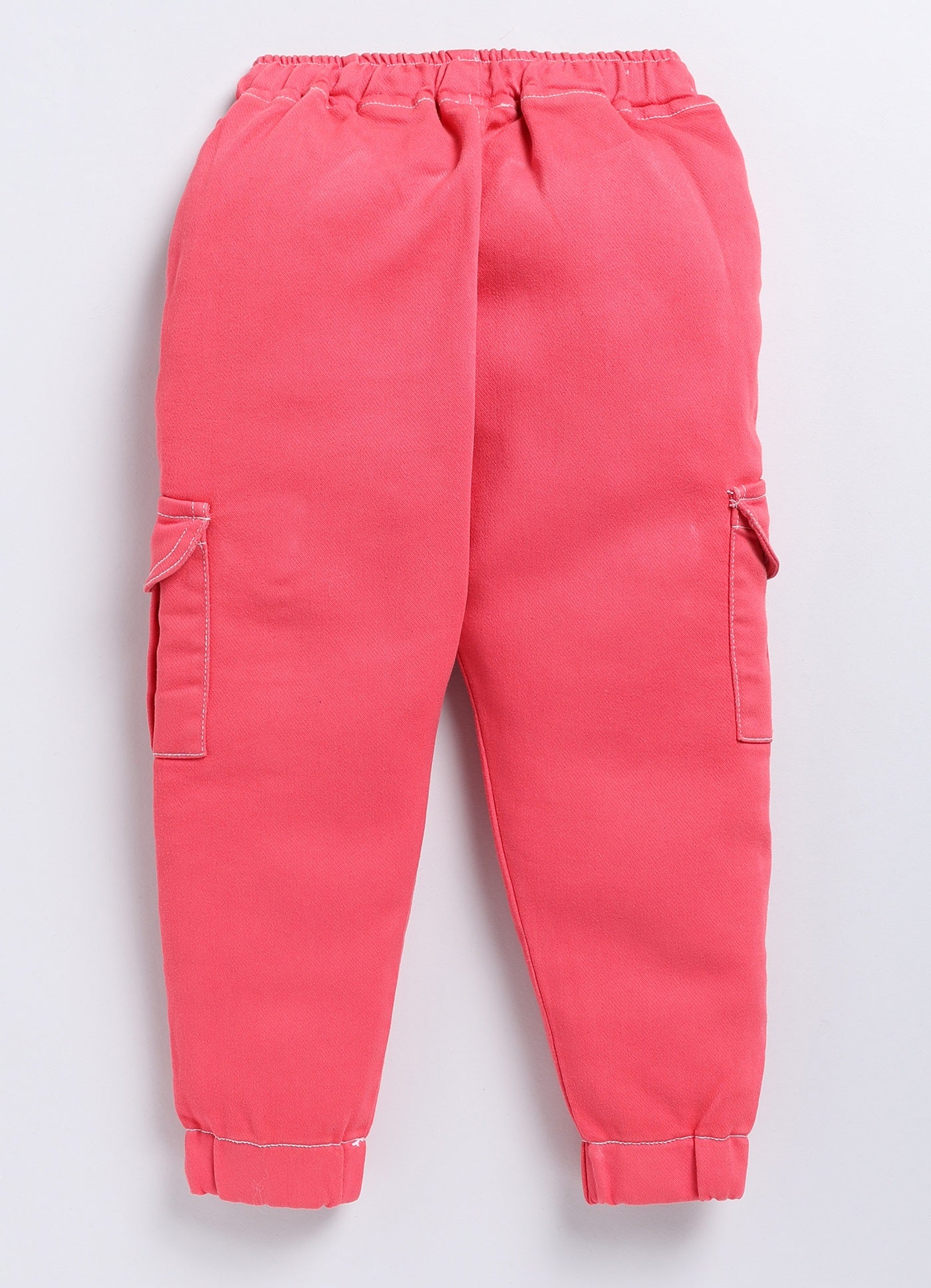 Boys Jogger Fit Mid Rise Red Jeans