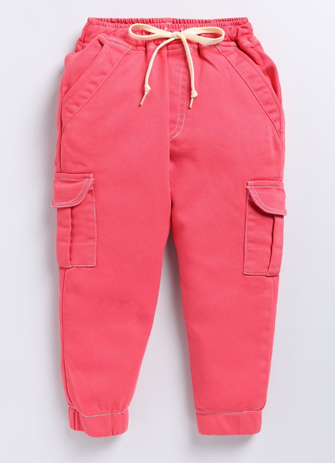 Boys Jogger Fit Mid Rise Red Jeans