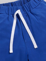 Boys Spiderman Casual T-shirt Shorts  (WHITE BLUE)