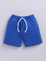 Boys Casual T-shirt Shorts  (SKY)