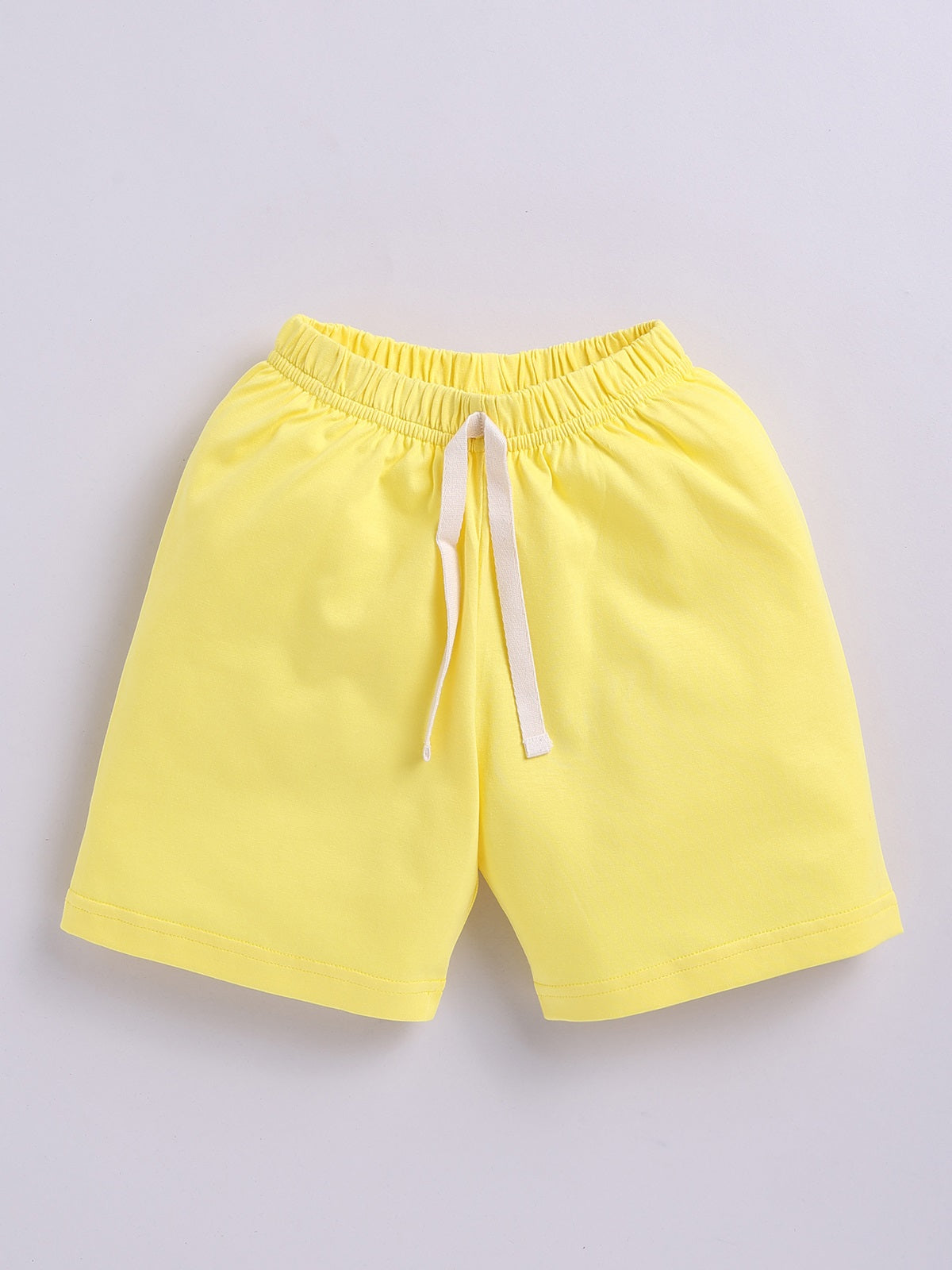 Boys Casual T-shirt Shorts  (YELLOW)