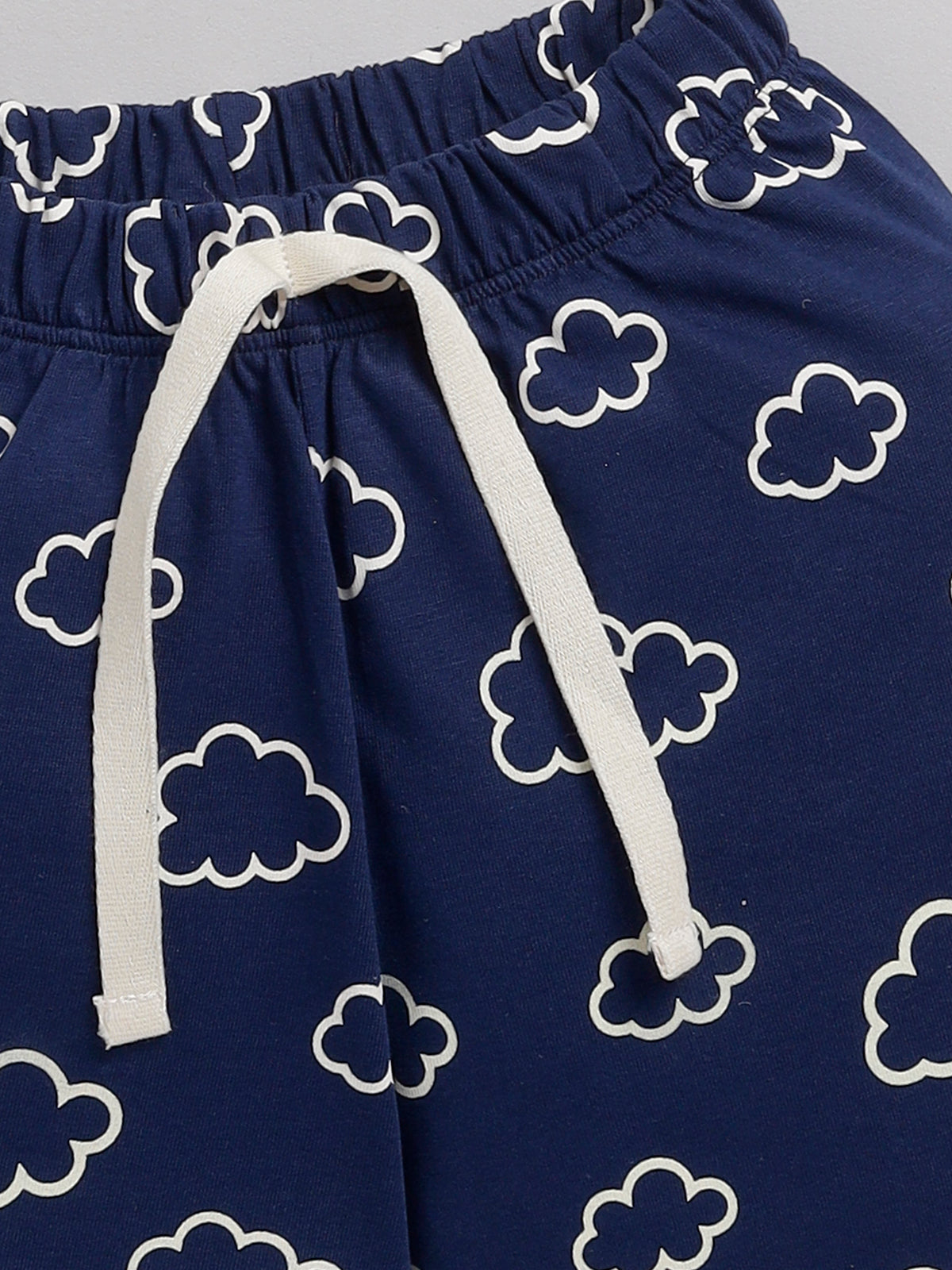 Boys Casual T-shirt Shorts  (NAVY)