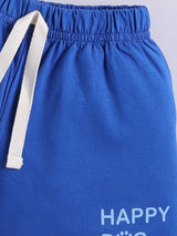 Boys Casual T-shirt Shorts  (SKY)