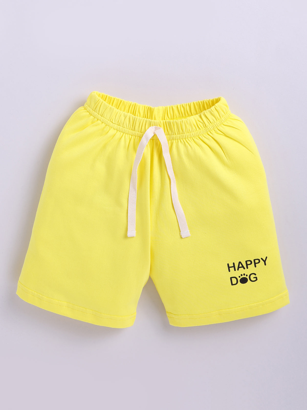 Boys Casual T-shirt Shorts  (YELLOW)