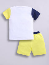 Boys Casual T-shirt Shorts  (YELLOW)
